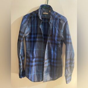 Burberry XS size blue unisex